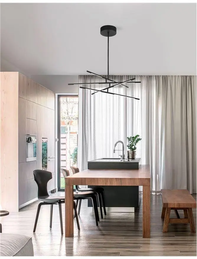 NOVA LUCE závěsné svítidlo RACCIO černý kov a akryl LED 40W 230V 3000K IP20 stmívatelné 9180780 POŠKOZENÉ ZBOŽÍ