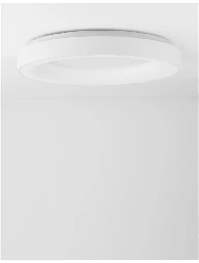 NOVA LUCE stropní svítidlo RANDO THIN bílý hliník a akryl LED 50W 230V 4000K IP20 stmívatelné 9353850