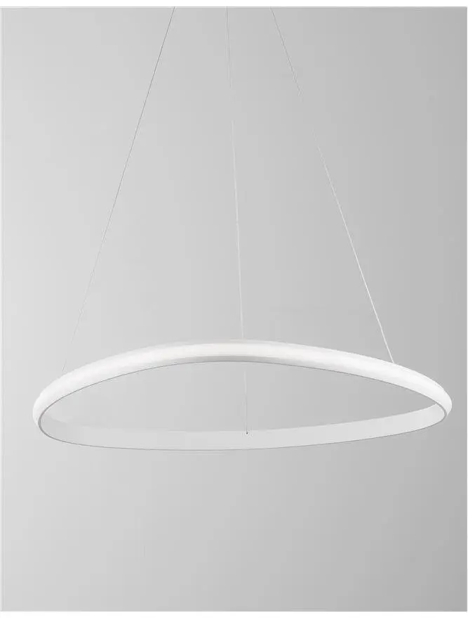 NOVA LUCE závěsné svítidlo ARIES bílý hliník a akryl LED 32W 230V 3000K IP20 stmívatelné 9357062