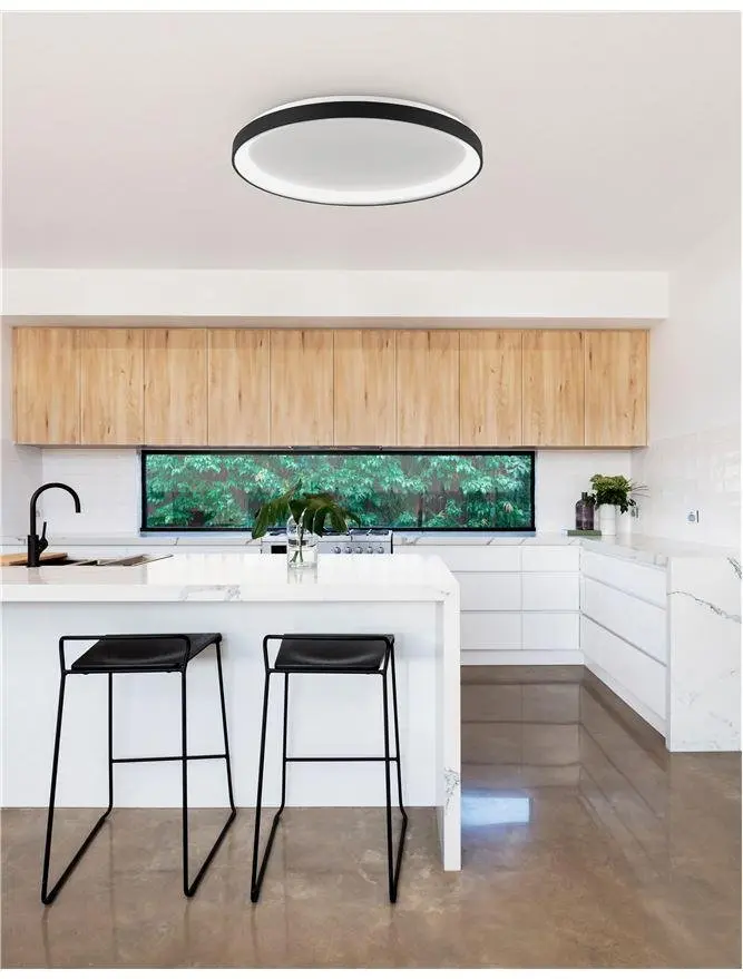 NOVA LUCE stropní svítidlo PERTINO bílý hliník a akryl LED 48W 230V 3000K IP20 stmívatelné 9853676