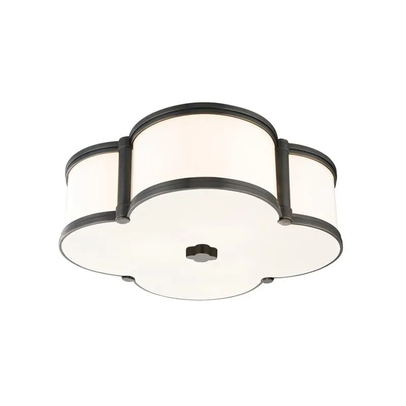 HVLG 1216-OB-CE Stropní svítidlo CHANDLER ocel/sklo starobronz/bílá E27 3x40W - HUDSON VALLEY