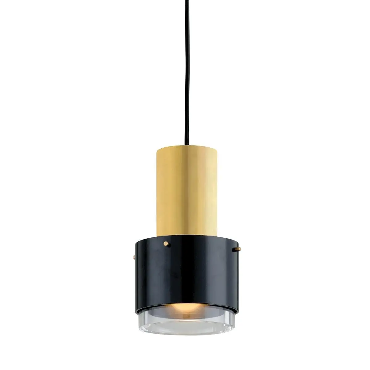 HVLG 276-41-CE Závěsné svítidlo MELROSE mosaz/akryl mosaz/čirá E27 1x60W - HUDSON VALLEY (Corbettt)