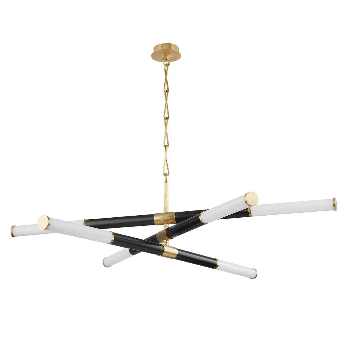 HVLG 7066-AOB-CE Závěsné svítidlo HUNTINGTON mosaz/sklo starobronz/opál LED 45W 2700K stmívatelné - HUDSON VALLEY