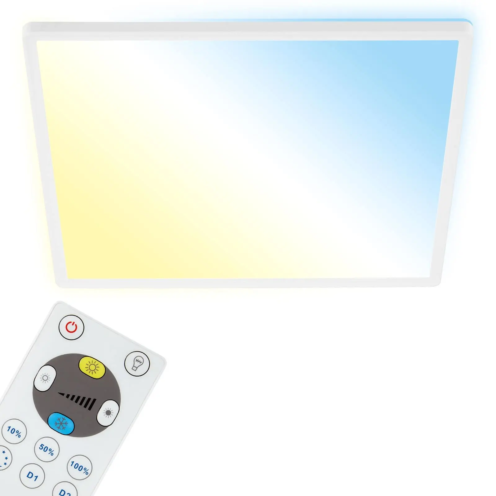 BRILO 7082-016 Slim CCT svítidlo LED panel, 42 cm, 22 W, bílé - BRILO