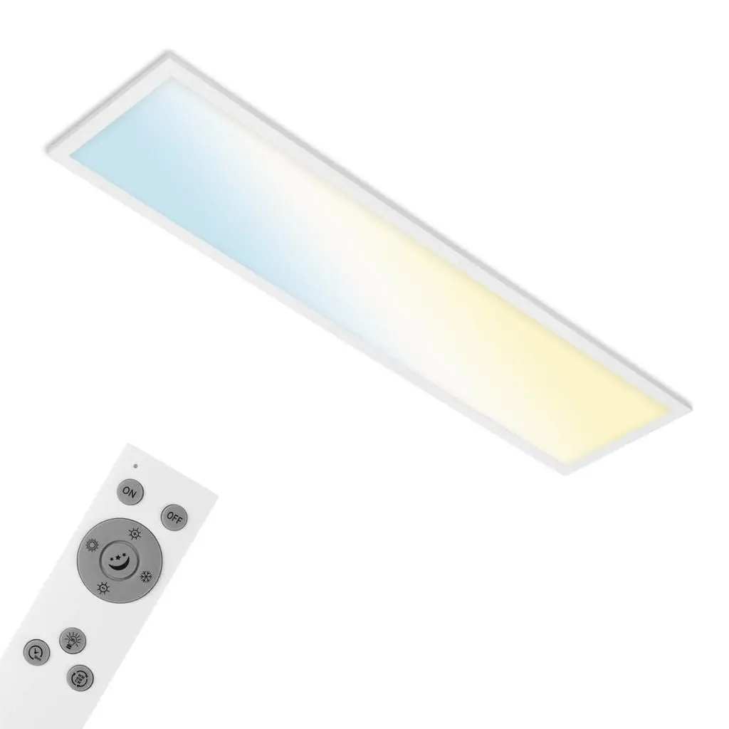 BRILO 7385-016 CCT svítidlo LED panel, 100 cm, 28 W, 3000 lm, bílé - BRILO