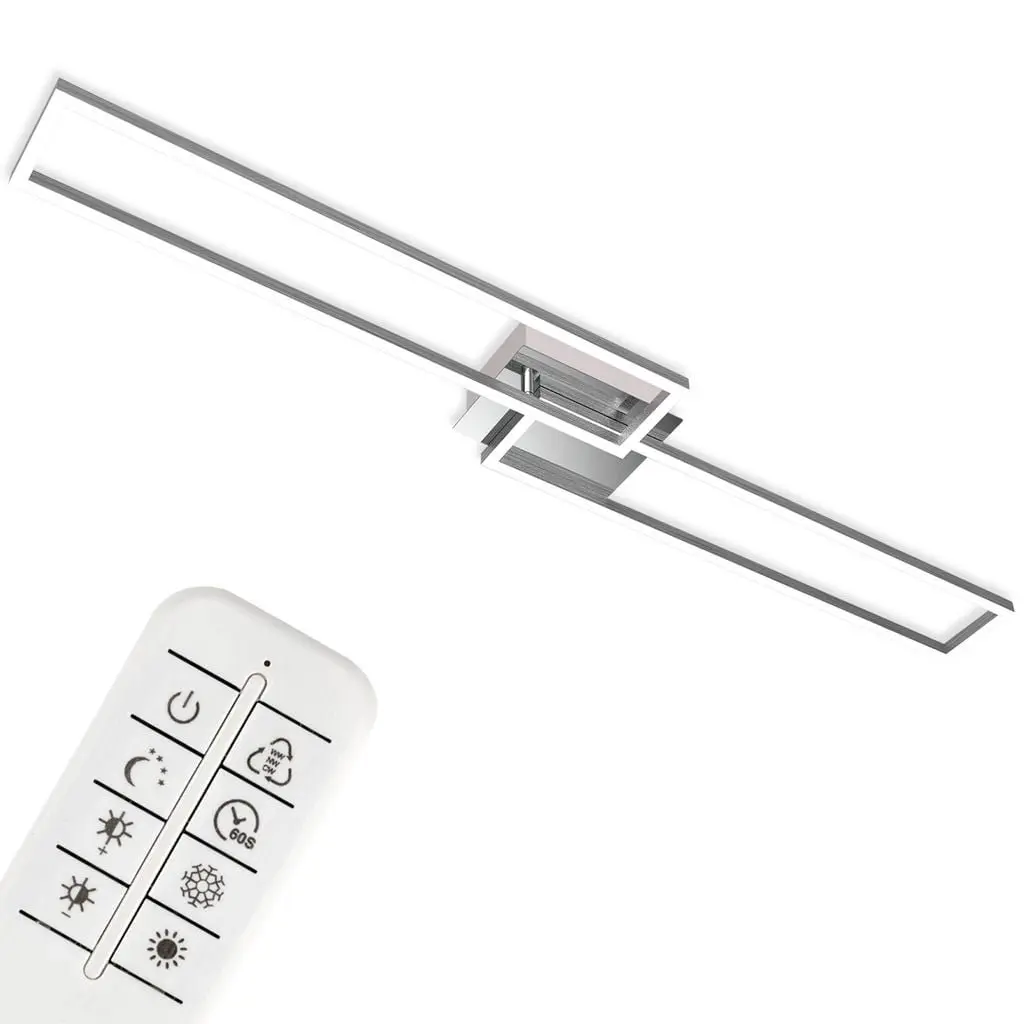 BRILO 3145-018 LED CCT rám 110 cm 2x40W 2200lm chrom - BRILO