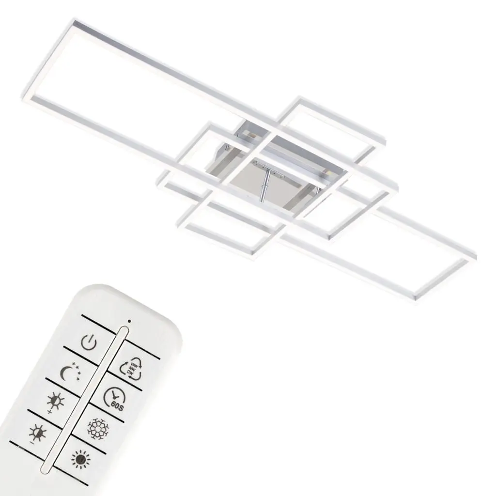 BRILO 3156-018 LED CCT rám 104 cm 2x19W 2500lm chrom - BRILO