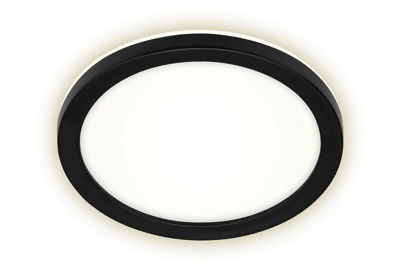 BRILO 3008-015 LED venkovní svítidlo pr. 21 cm 8W 1200lm černá - BRILO
