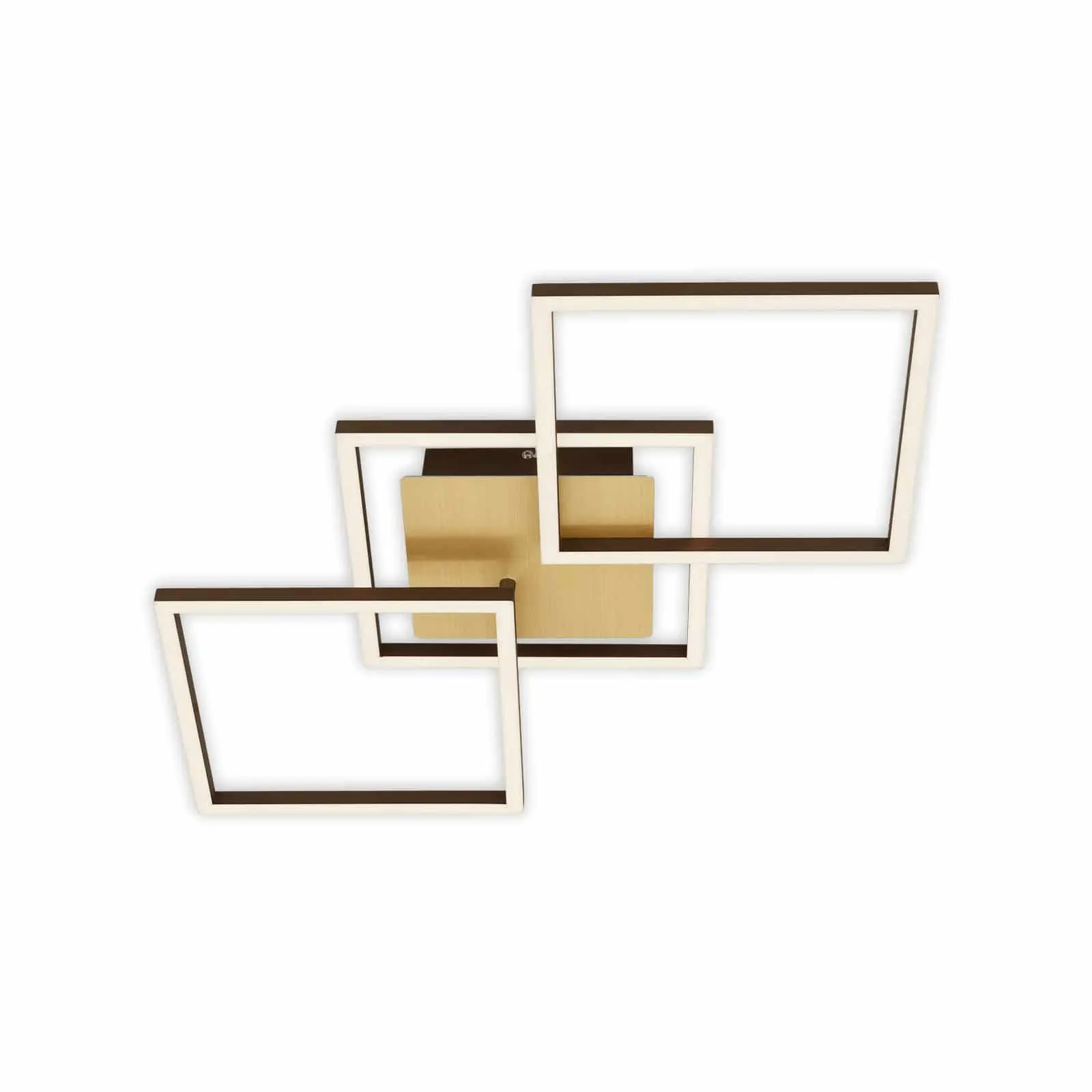 BRILO 3217-017 LED stropní svítidlo, 76,3 cm, 30 W, 1300 lm, zlatá - BRILO