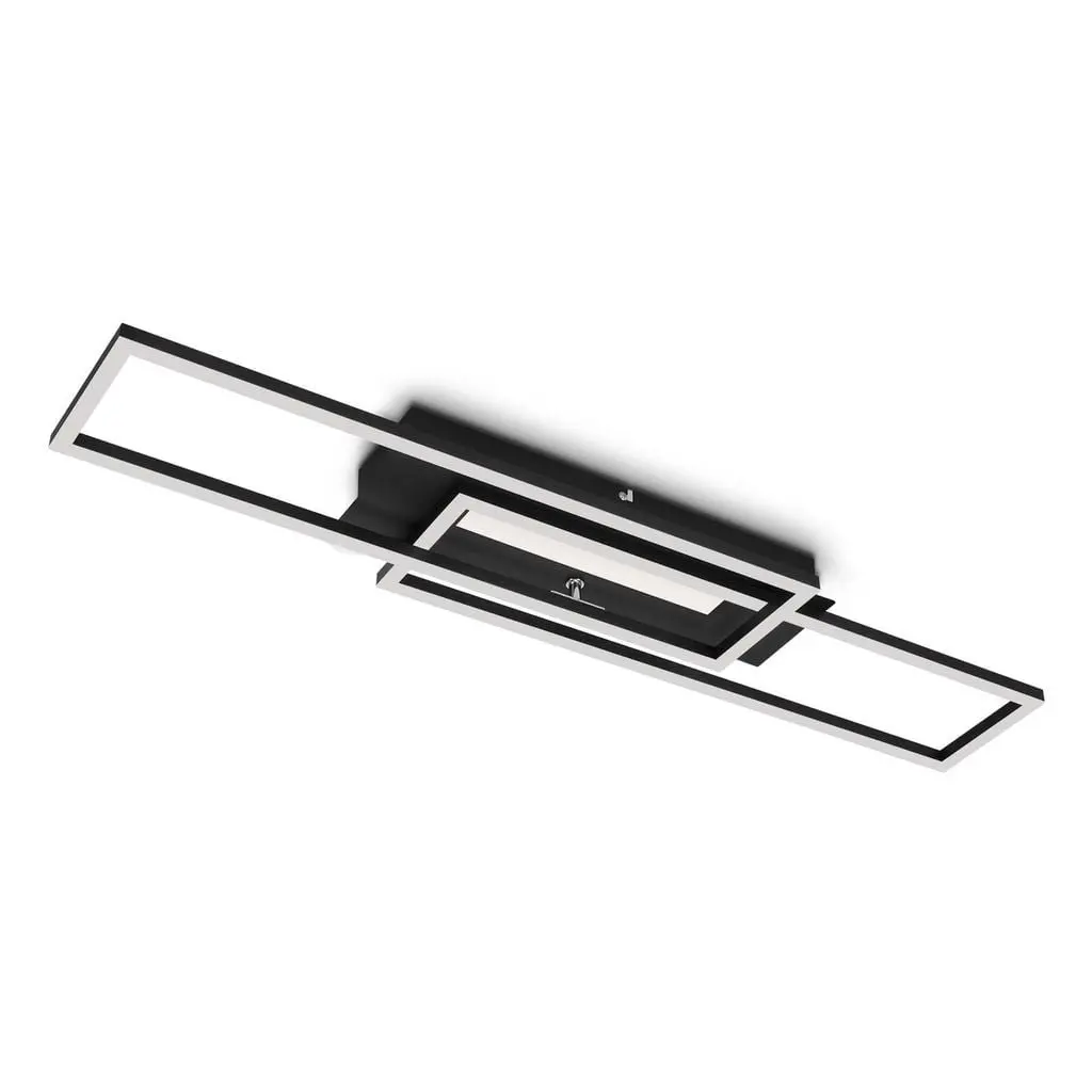 BRILO 3546-015 LED stropní svítidlo, 82,7 cm, 40 W, 4400 lm, černá - BRILO