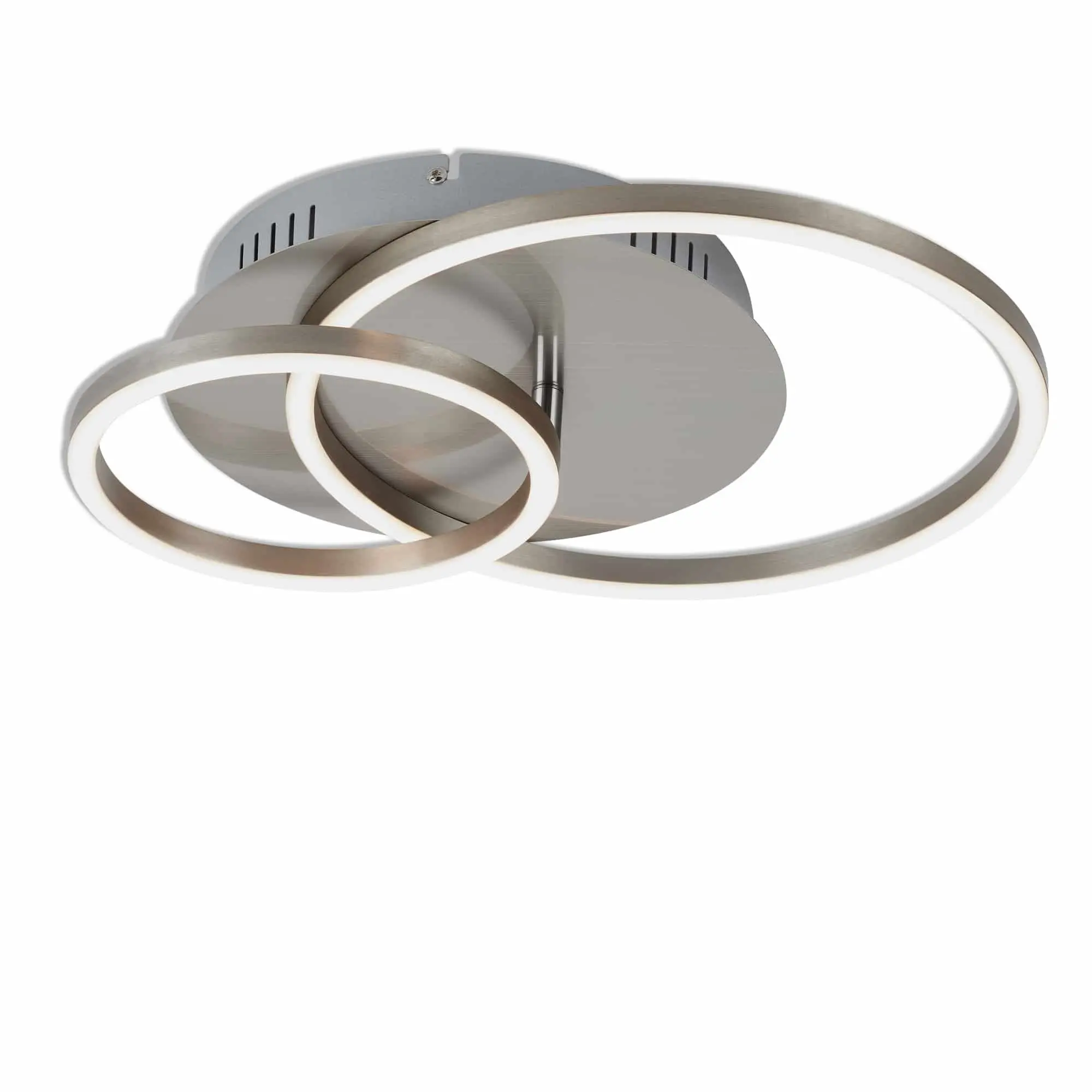 BRI 3222-012 LED stropní svítidlo, 39 cm, 30 W, matný nikl - BRILONER