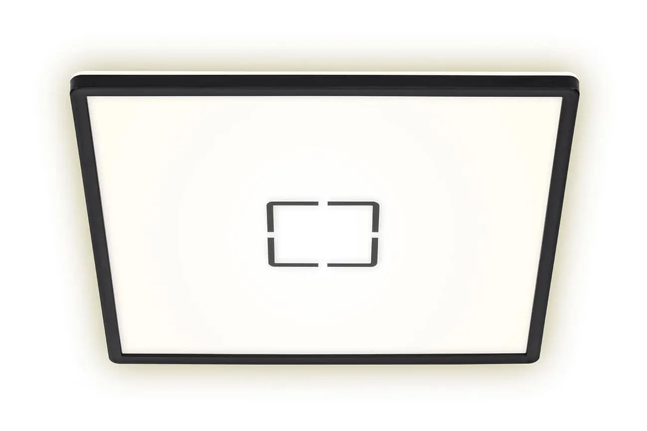 BRI 3393-015 Slim svítidlo LED panel, 42 cm, 3000 lm, 22 W, černá - BRILONER
