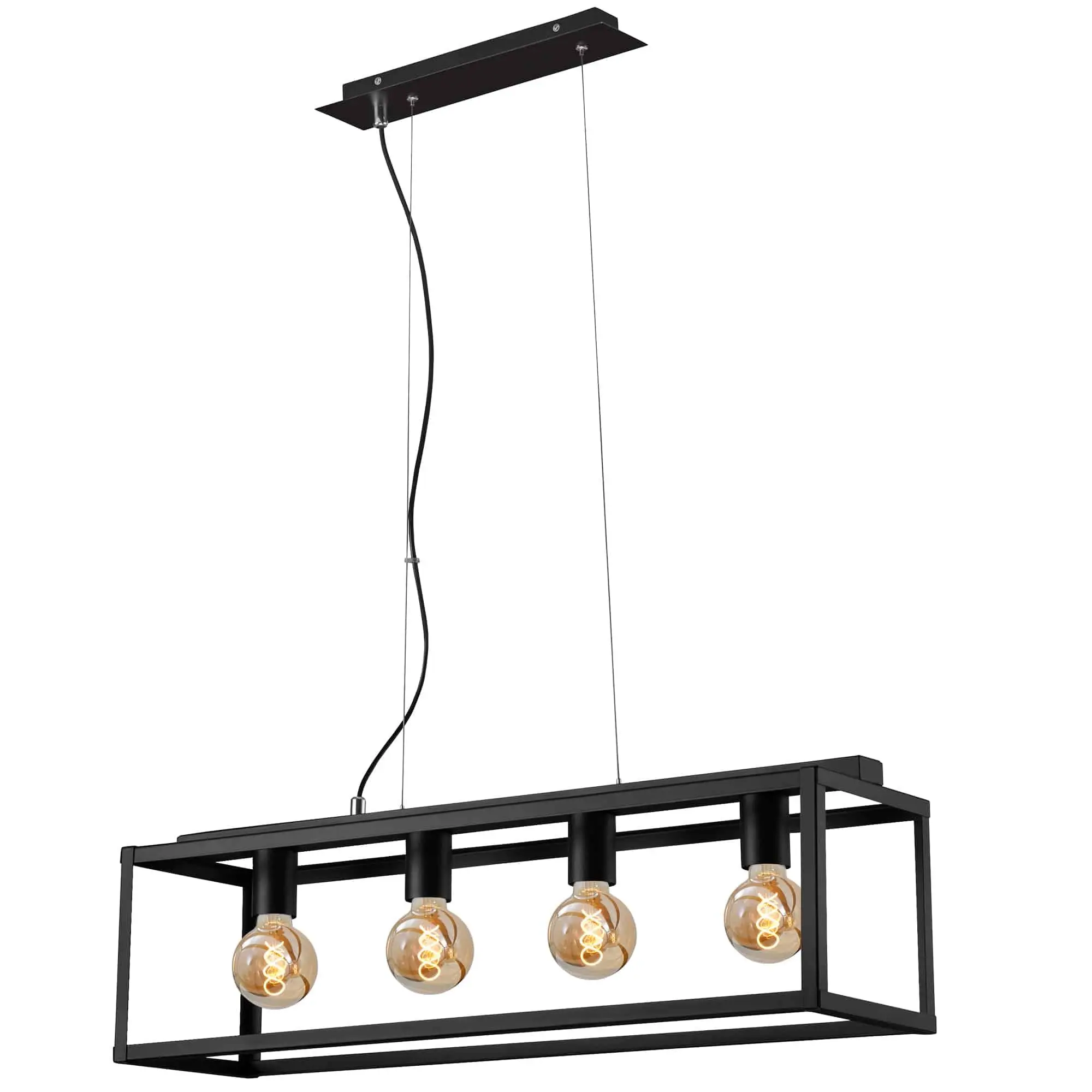 BRI 4020-045 Závěsné svítidlo, 75 cm, max. 40 W, černá - BRILONER