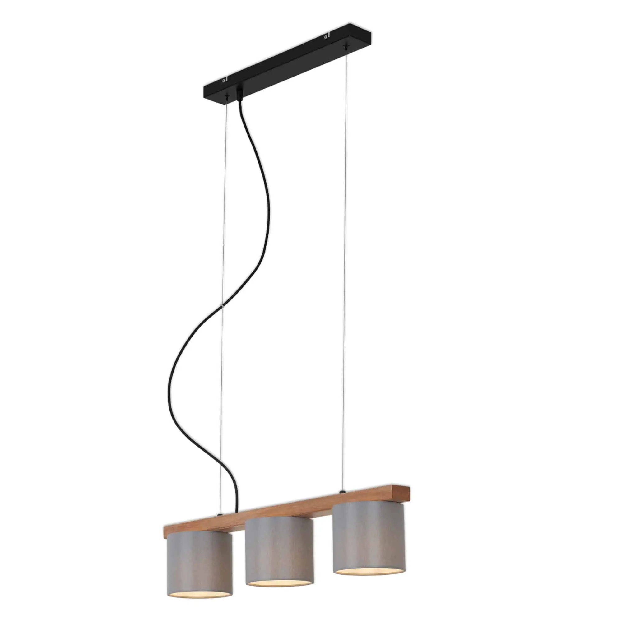 BRI 4075-034 Závěsné svítidlo, 65 cm, max. 25 W, šedá - BRILONER