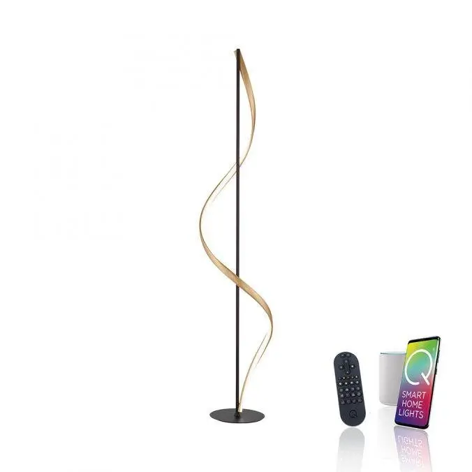 PN 438-13 Paul Neuhaus LED stojací svítidlo Q-SWING antracit Smart Home ZigBee 2700-5000K - PAUL NEUHAUS