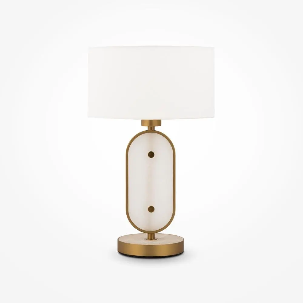 M MOD099TL-01G Stolní lampa Marmo E27 40W zlatá kov - MAYTONI