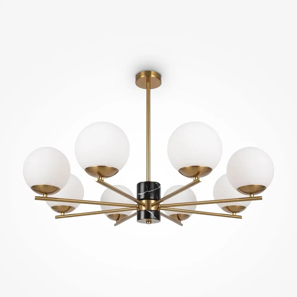 MAYTONI Závěsné svítidlo Marble E27x8 60W MOD187PL-08BS