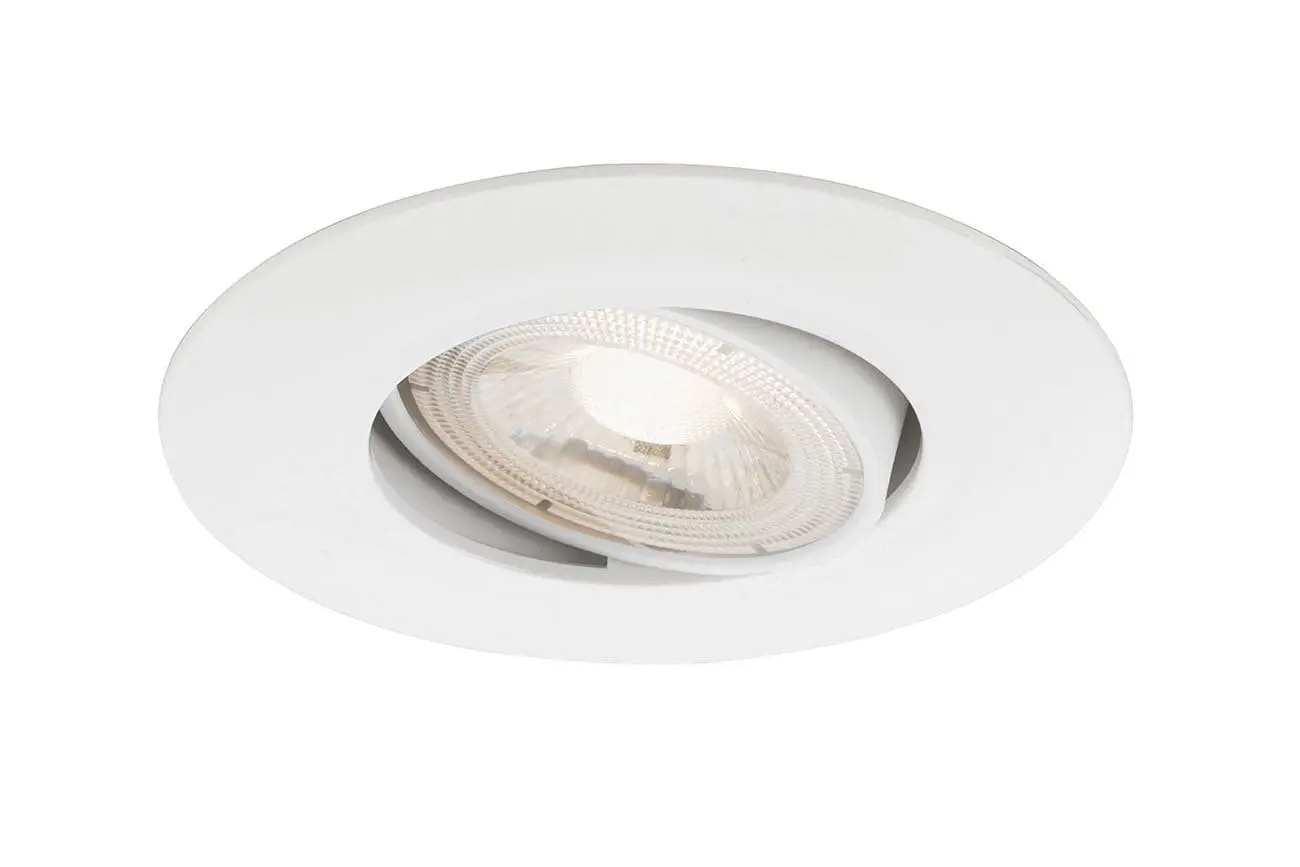BRI 7146-016 Ultraploché LED vestavné svítidlo, pr. 9 cm, 4,9 W, bílé - BRILONER
