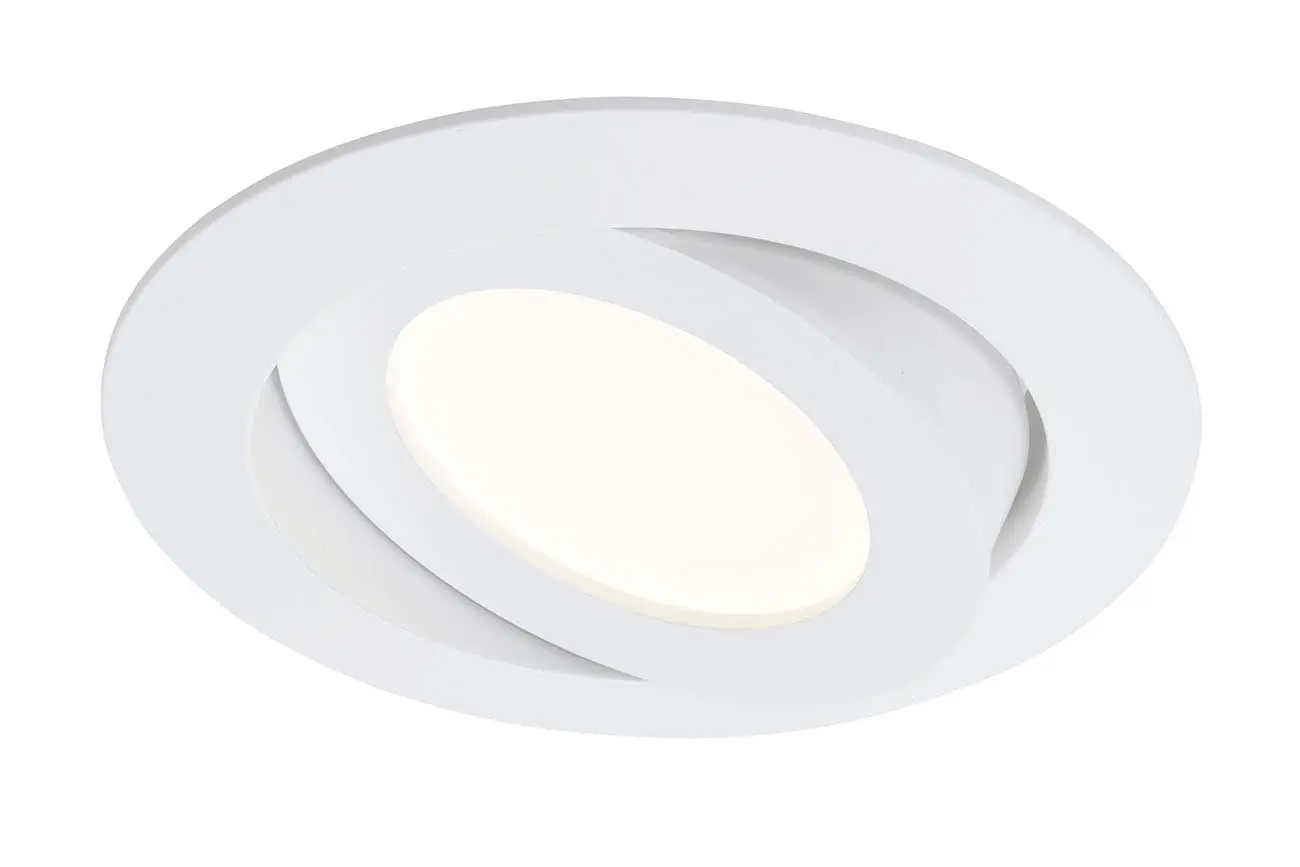 BRI 7283-016 LED vestavné svítidlo, pr. 10,6 cm, 6 W, bílé - BRILONER