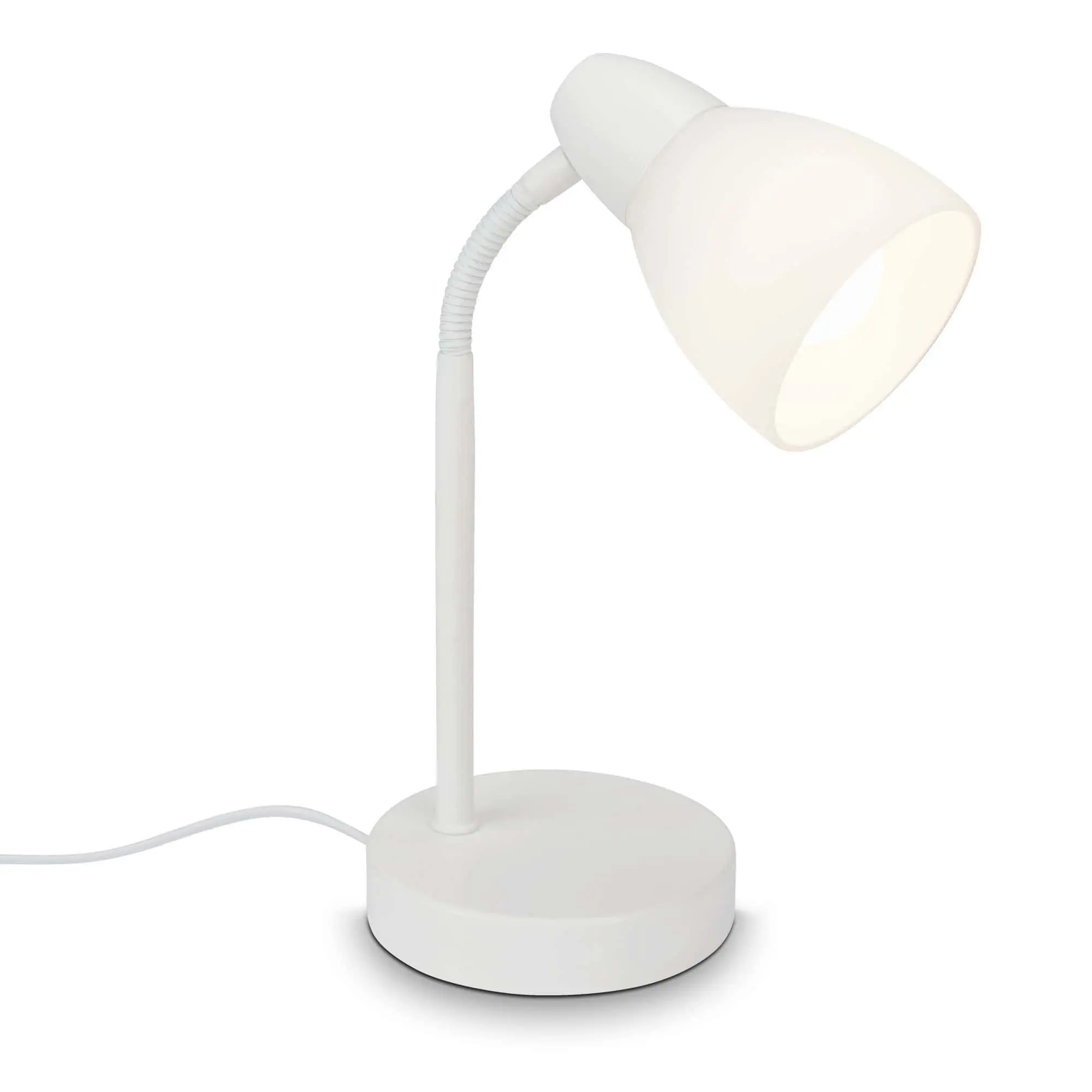 BRILO 7022-016 Stolní lampa, 30 cm, max. 25 W, bílé - BRILO