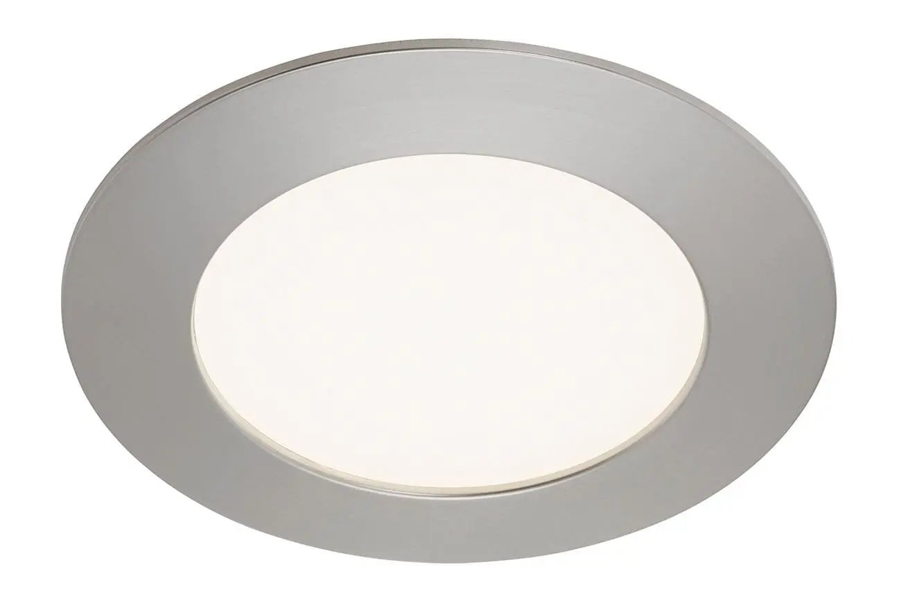 BRI 7284-012 LED vestavné svítidlo, pr. 12 cm, 7 W, matný nikl - BRILONER