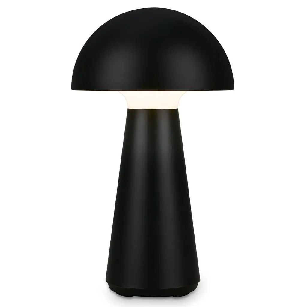 BRILO 7421015 LED nabíjecí stolní lampa 28 cm 2,6W 300lm černá - BRILO