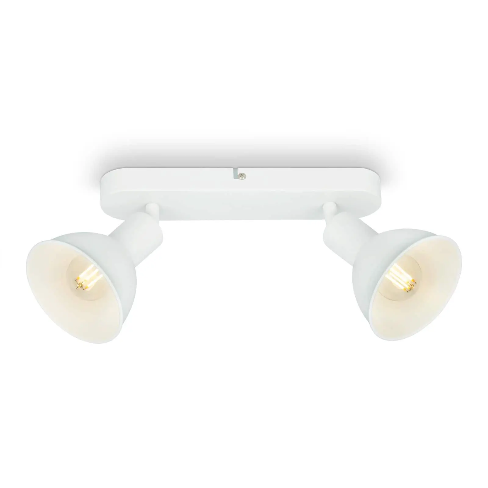 BRILO 2674-026 Bodové svítidlo 27 cm 2x E14 max. 25W bílé - BRILO