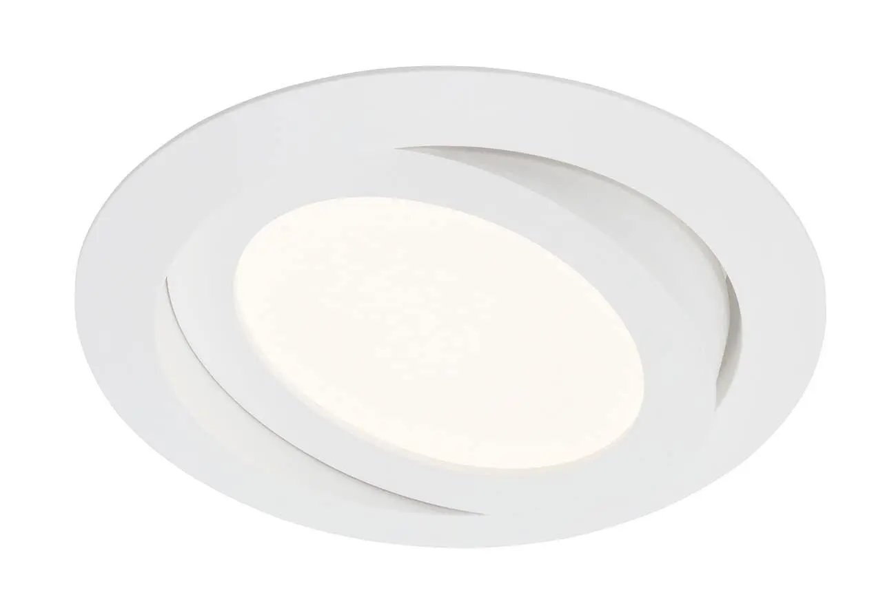 BRI 7285-016 LED vestavné svítidlo, pr. 14 cm, 6,4 W, bílé - BRILONER