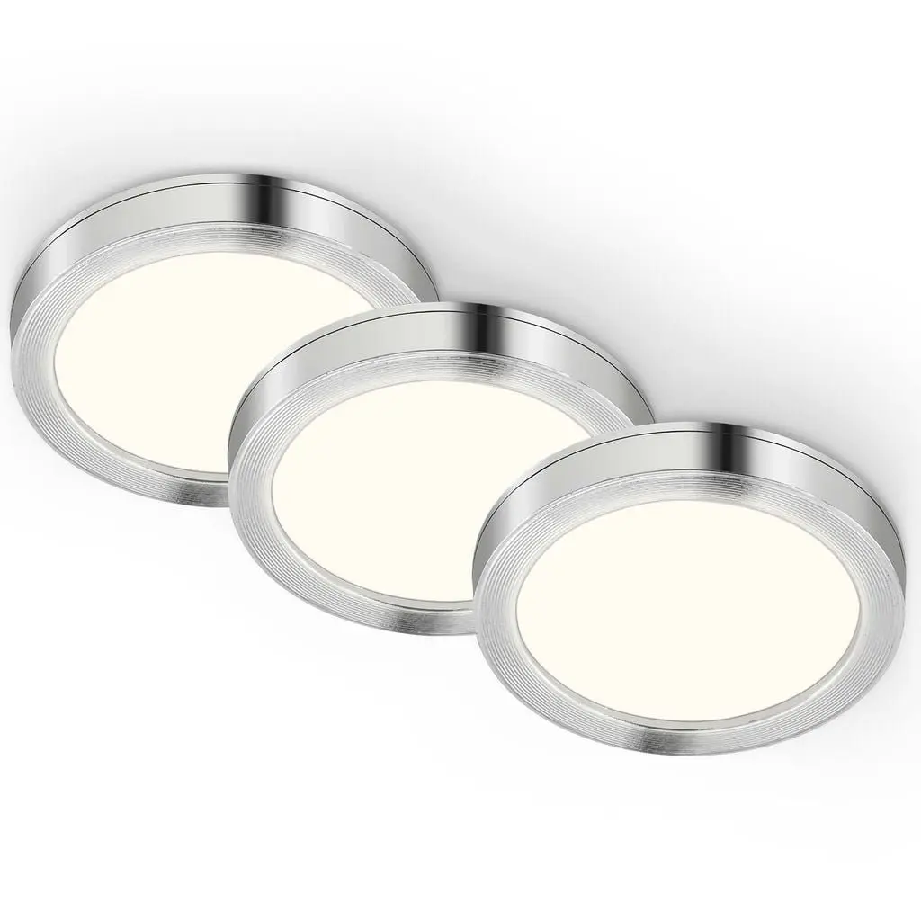 TF 205009TF TELEFUNKEN 3ks sada skříňkové svítidlo, pr. 6 cm, 1,8 W, 170 lm, hliník - BRILONER