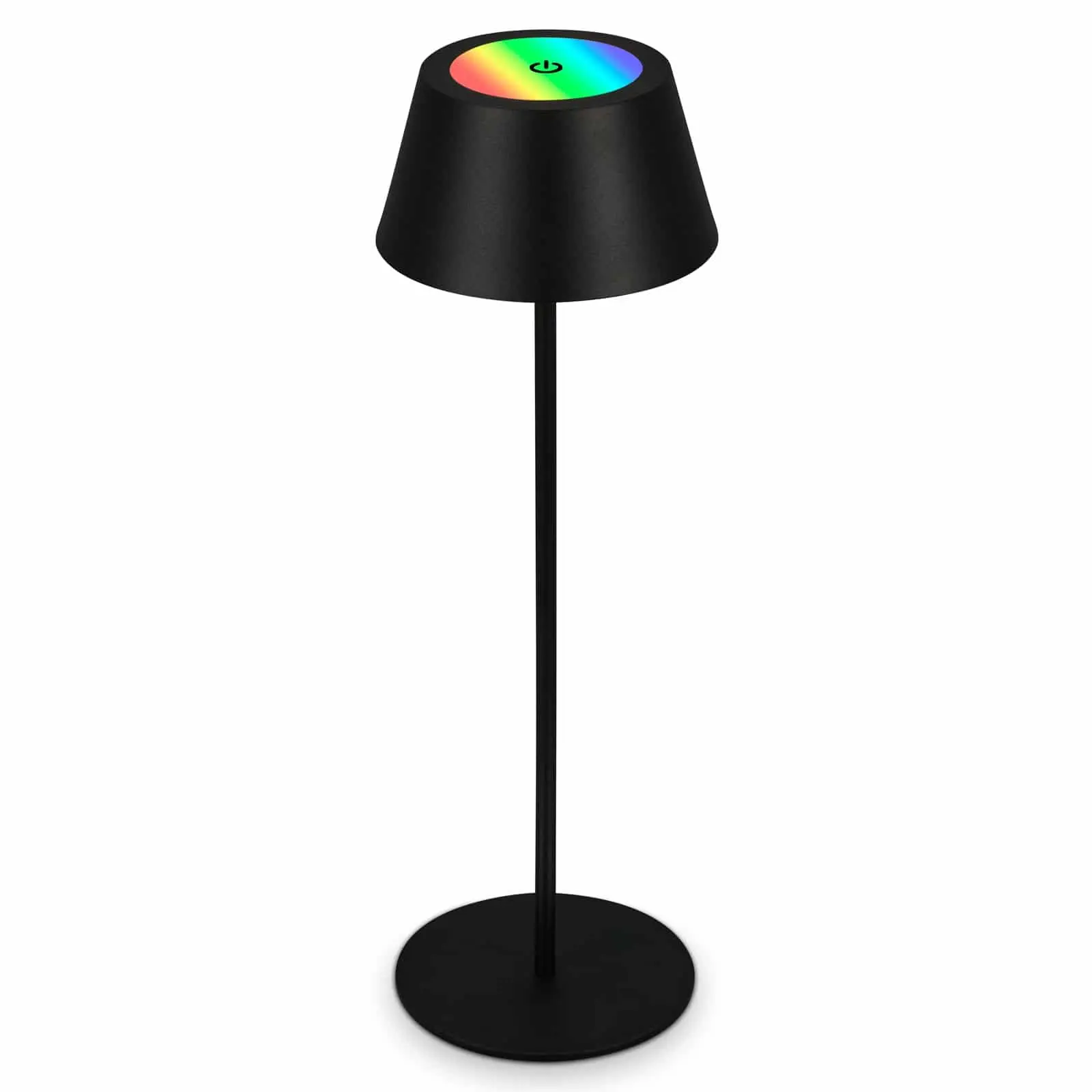 BRILO 7466015 LED RGB nabíjecí stolní lampa 38 cm 2,6W 200lm černá - BRILO
