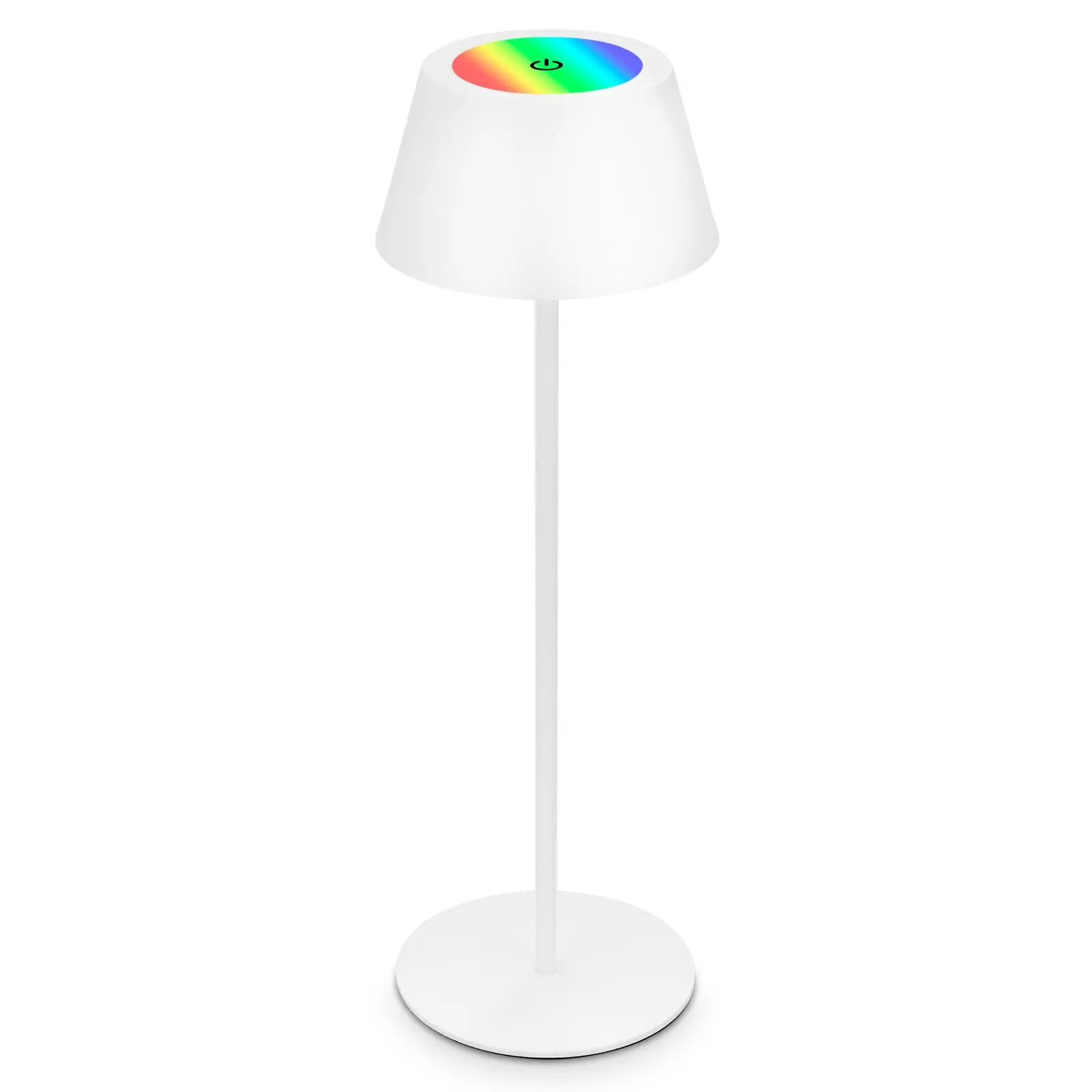 BRILO 7466016 LED RGB nabíjecí stolní lampa 38 cm 2,6W 200lm bílé - BRILO