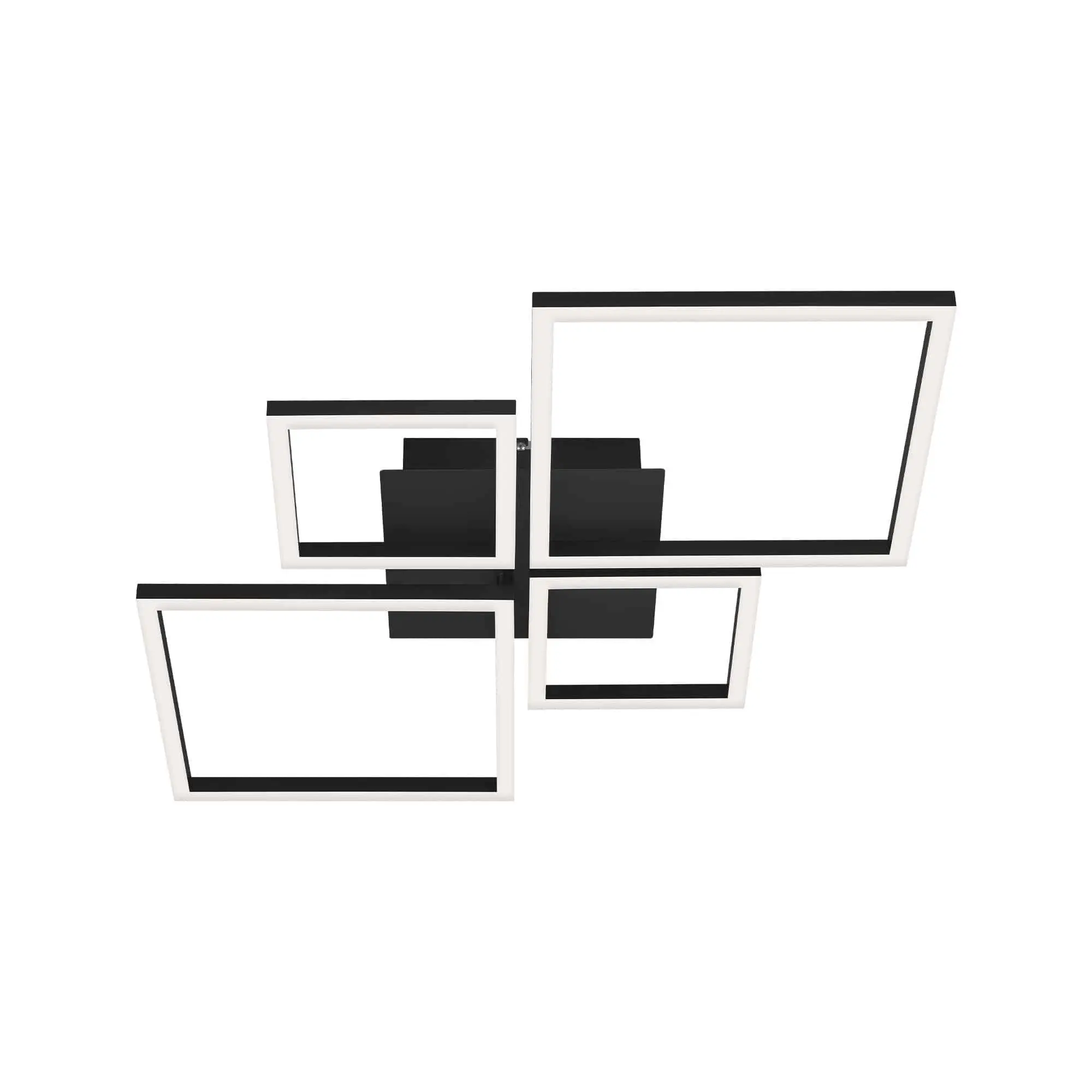 BRILO 3128-015 LED rám 75 cm 2x48W 4000lm černá - BRILO