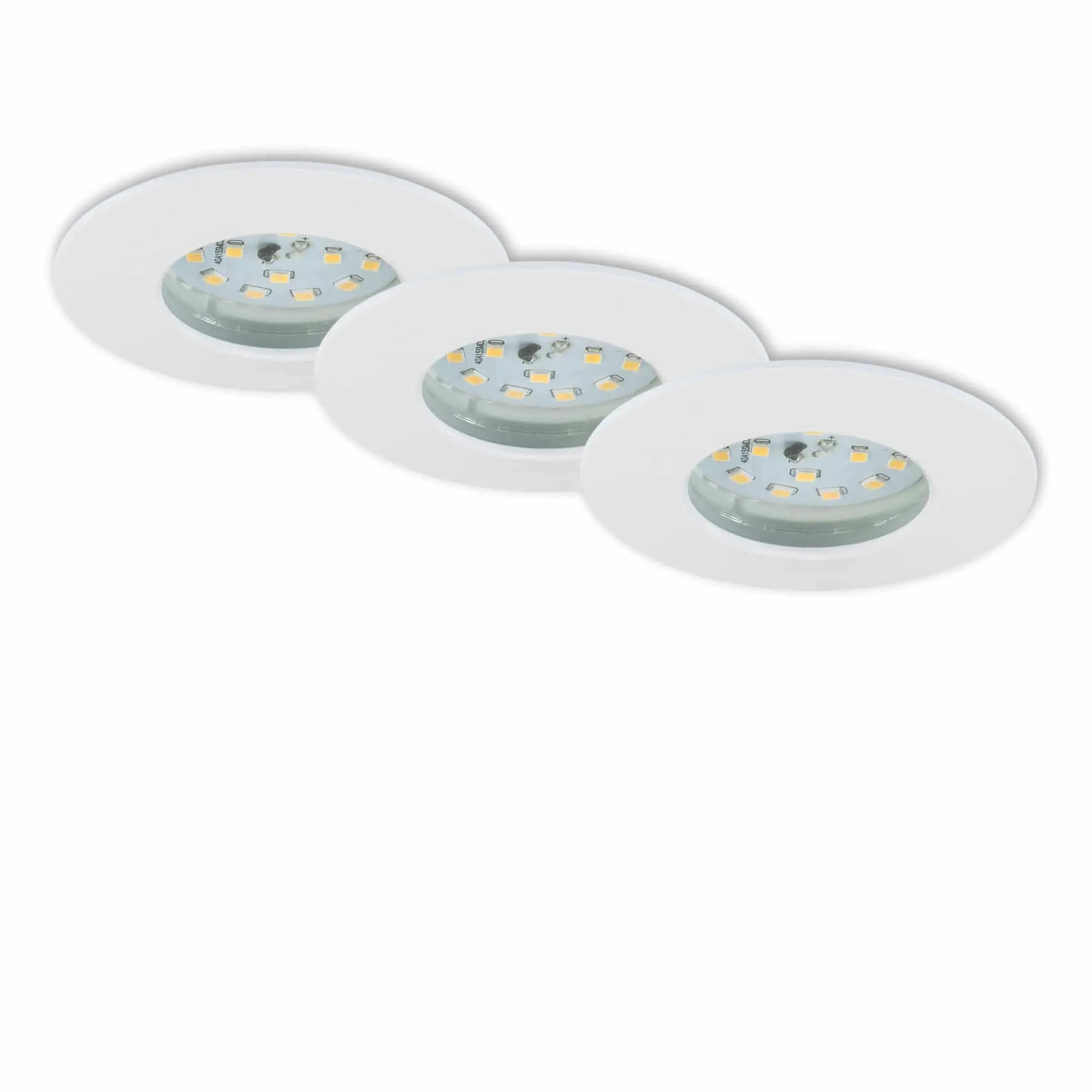 BRI 7295-036 3ks sada LED vestavné svítidlo, pr. 7,5 cm, 6,5 W, bílé - BRILONER