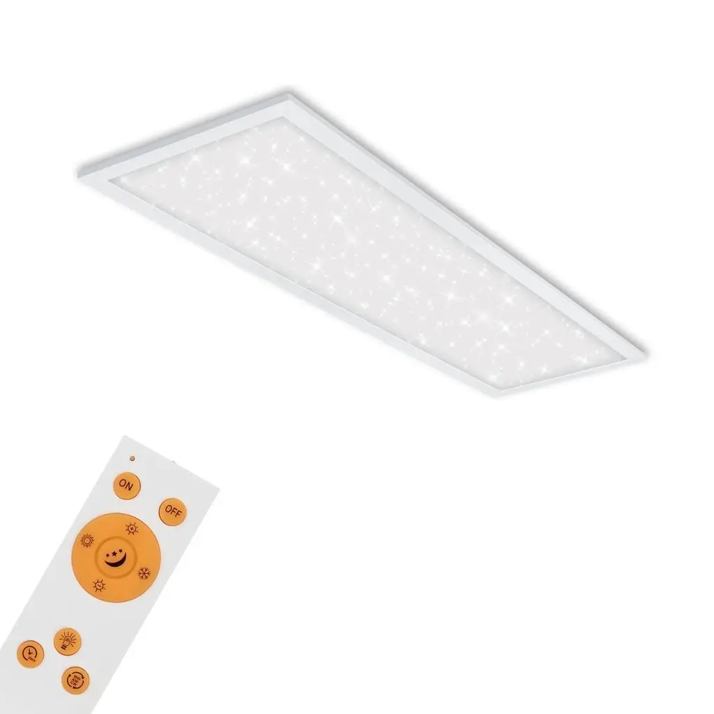 BRILO 7308-016 Hvězdné nebe svítidlo LED panel, 100 cm, 2200 lm, 24 W, bílé - BRILO