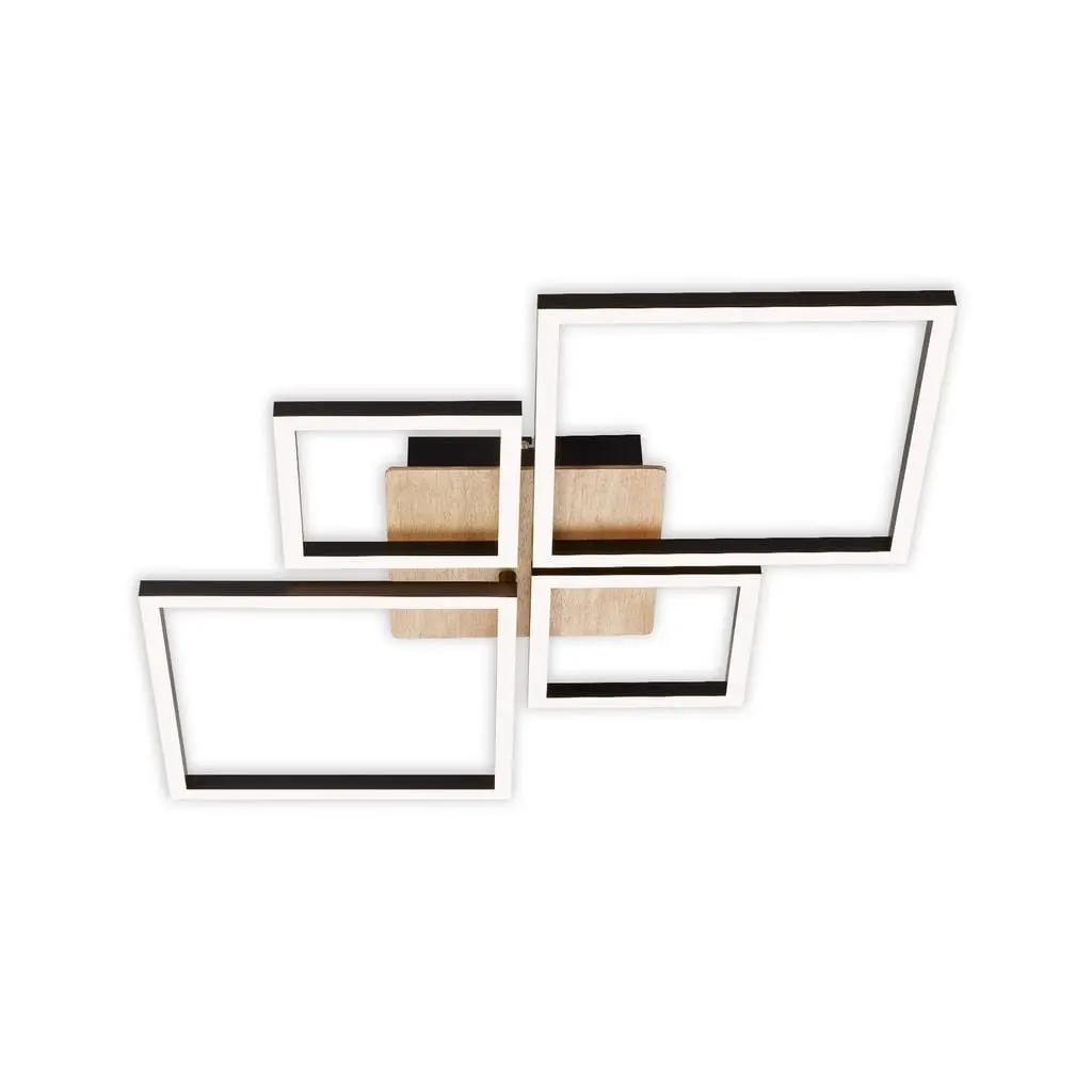 BRILO 3128-014 LED rám 75 cm 2x44W 4000lm černá - BRILO