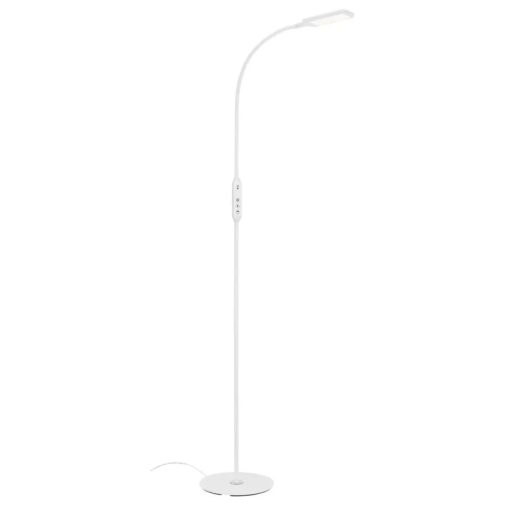 BRILO 1296-016 LED CCT stojací svítidlo s dotykovým vypínačem pr. 24 cm 7W 700lm bílé - BRILO