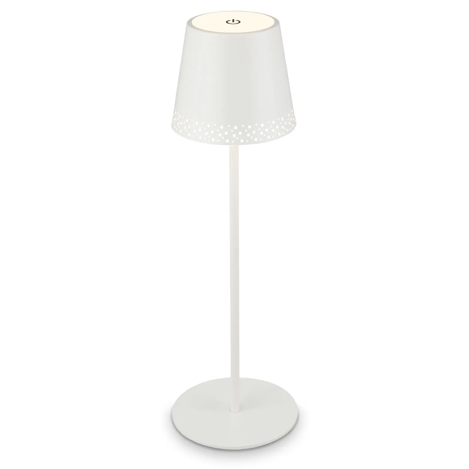 BRILO 7438-016 LED nabíjecí stolní lampa 38 cm 2,6W 280lm bílé - BRILO