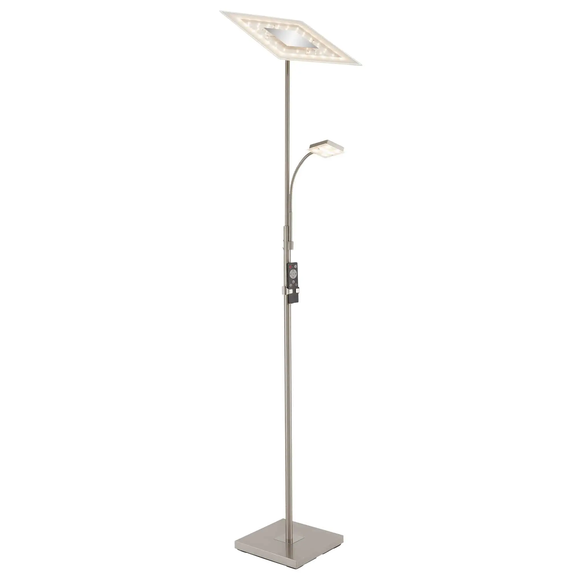 BRILO 1341-022 LED nepřímé osvětlení se čtecí lampou, noční světlo, časovač, vypínač, stmívatelné - BRILO