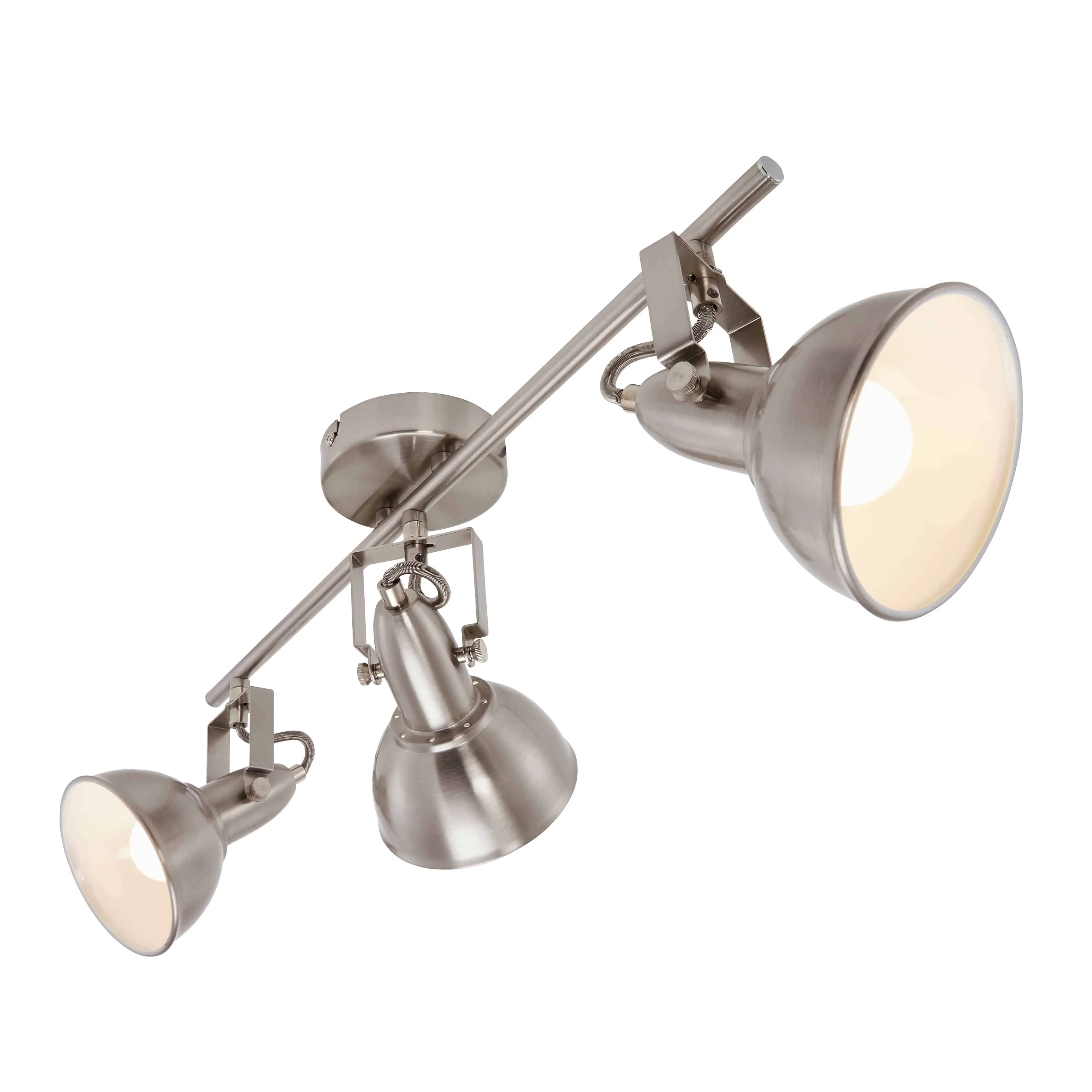 BRILO 2049-032 Bodové svítidlo 55,4 cm 3xE14 40W satén-bílé - BRILO