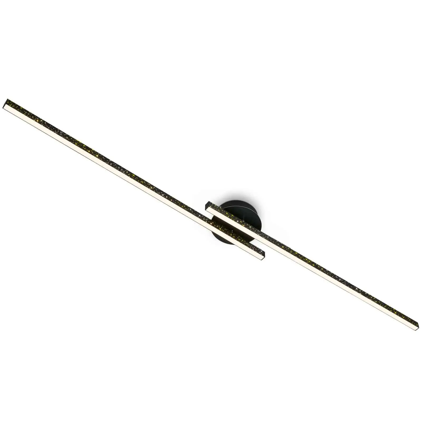 BRILO 3717-025 LED nástěnné a stropní svítidlo, 135 cm, 24 W, 1400 lm, černá - BRILO