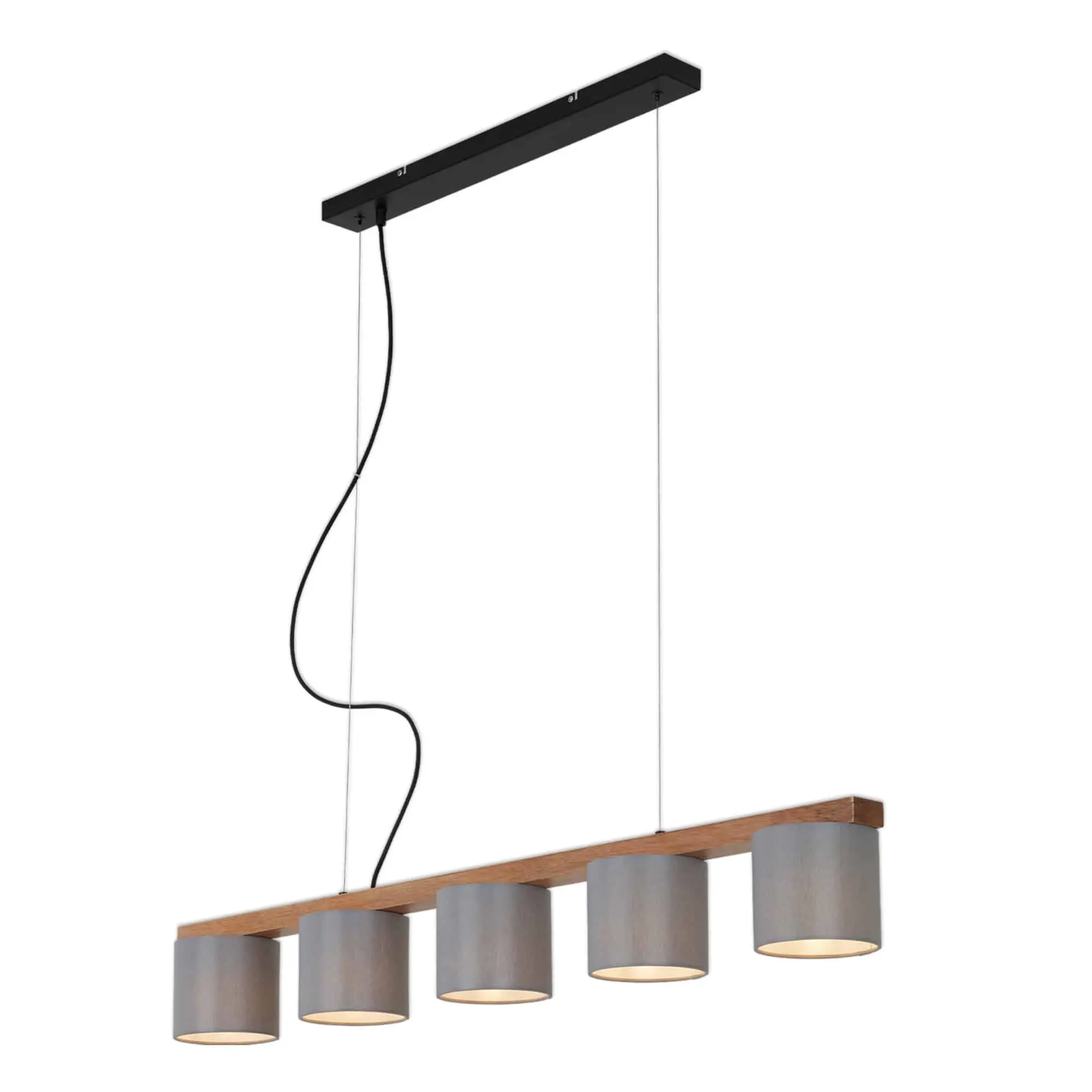 BRI 4075-054 Závěsné svítidlo, 110 cm, max. 25 W, šedá - BRILONER