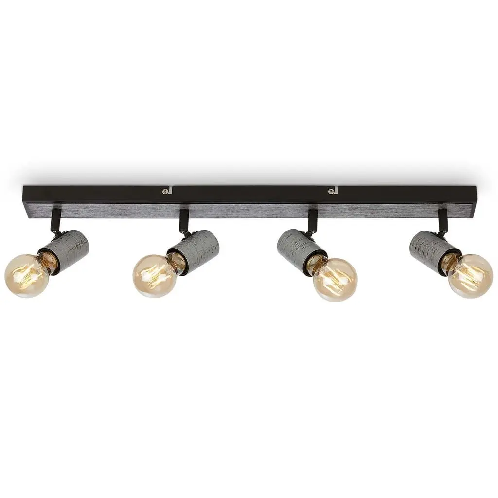 BRI 2222-044 Bodové svítidlo 63 cm 4x E27 max. 60W antická stříbrná - BRILONER