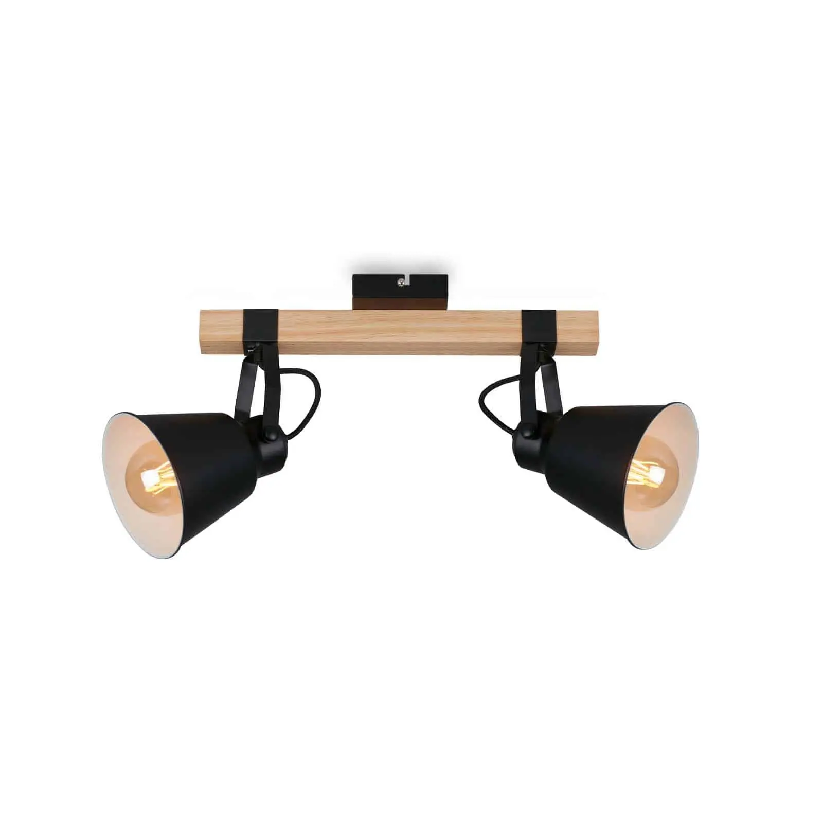 BRILO 2406-025 Bodové svítidlo 40 cm 2x E27 40W černá - BRILO