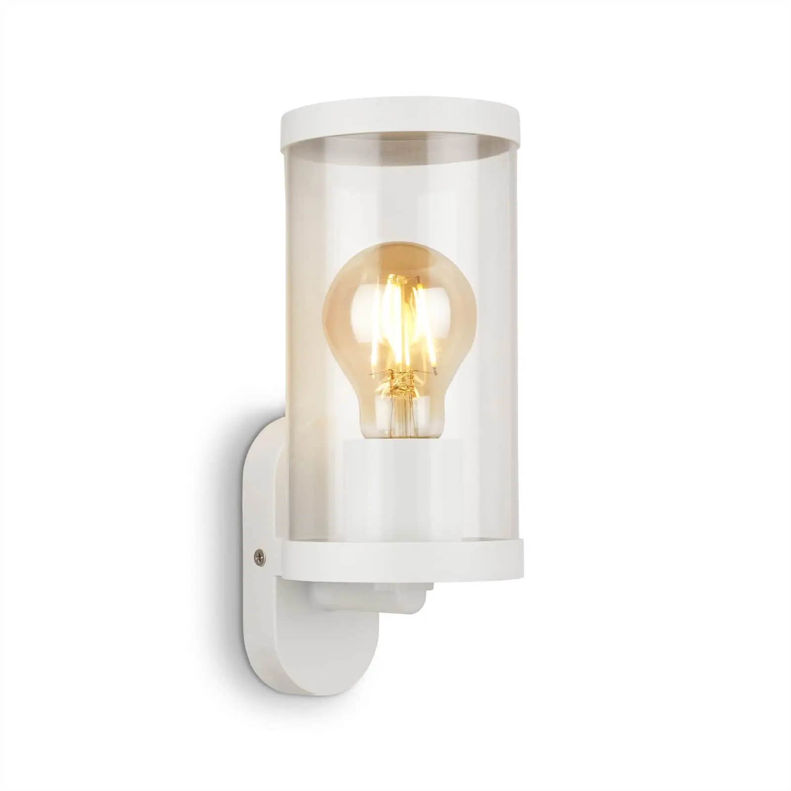 BRILO 3600-016 Venkovní svítidlo, bílé, 1x E27 / max. 12W - BRILO