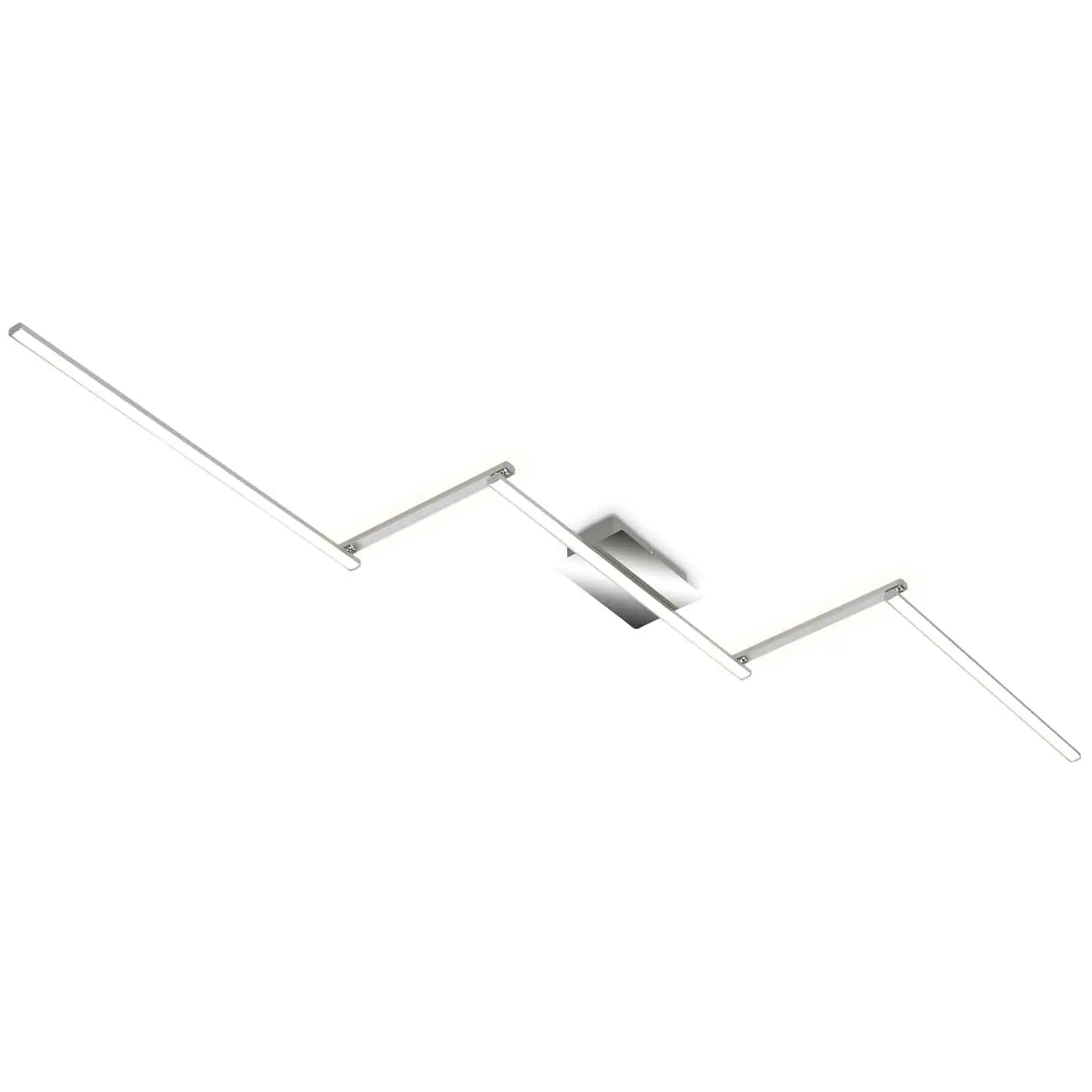 BRILO 3501-018 LED stropní svítidlo, 227,2 cm, 24 W, hliník-chrom - BRILO