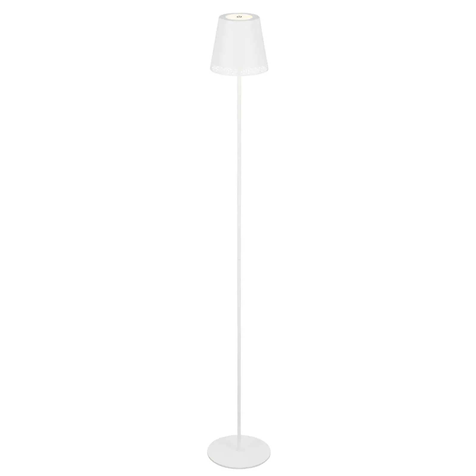 BRILO 1438016 LED nabíjecí stojací svítidlo 130 cm 3,5 W 400lm bílé - BRILO