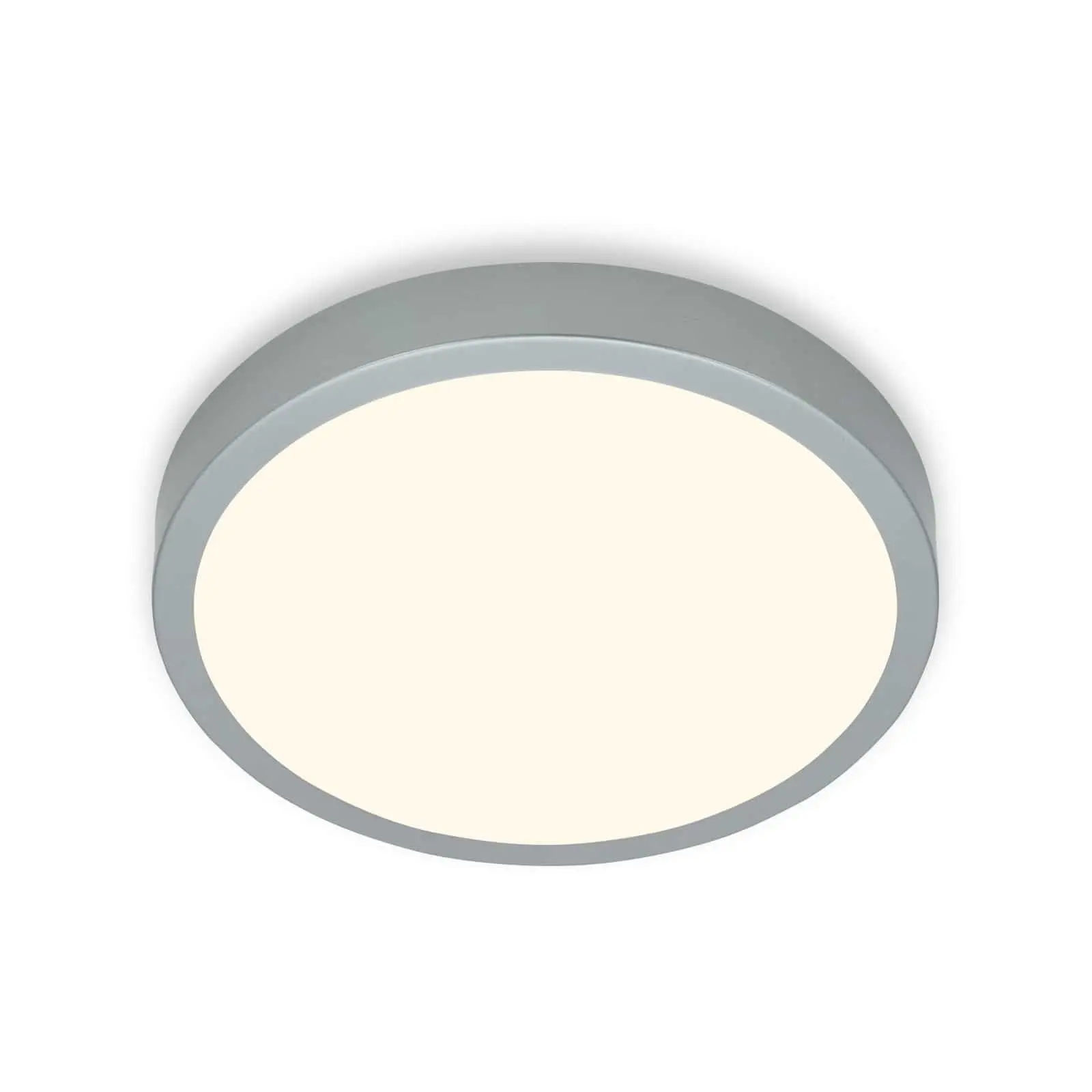 BRILO 3703-014 LED přisazené svítidlo pr. 38 cm, 24 W, 2000 lm, stříbrná - BRILO