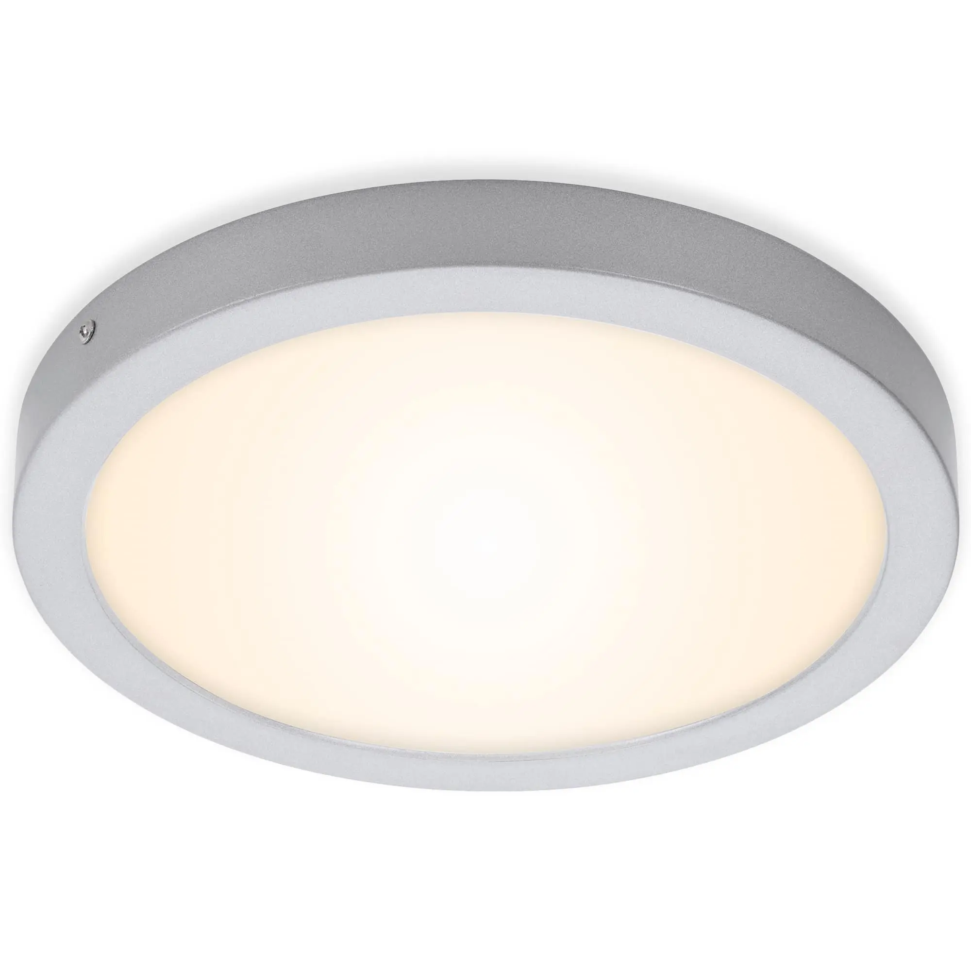BRI 7141-014 LED stropní svítidlo, pr. 30 cm, 21 W, matný chrom - BRILONER