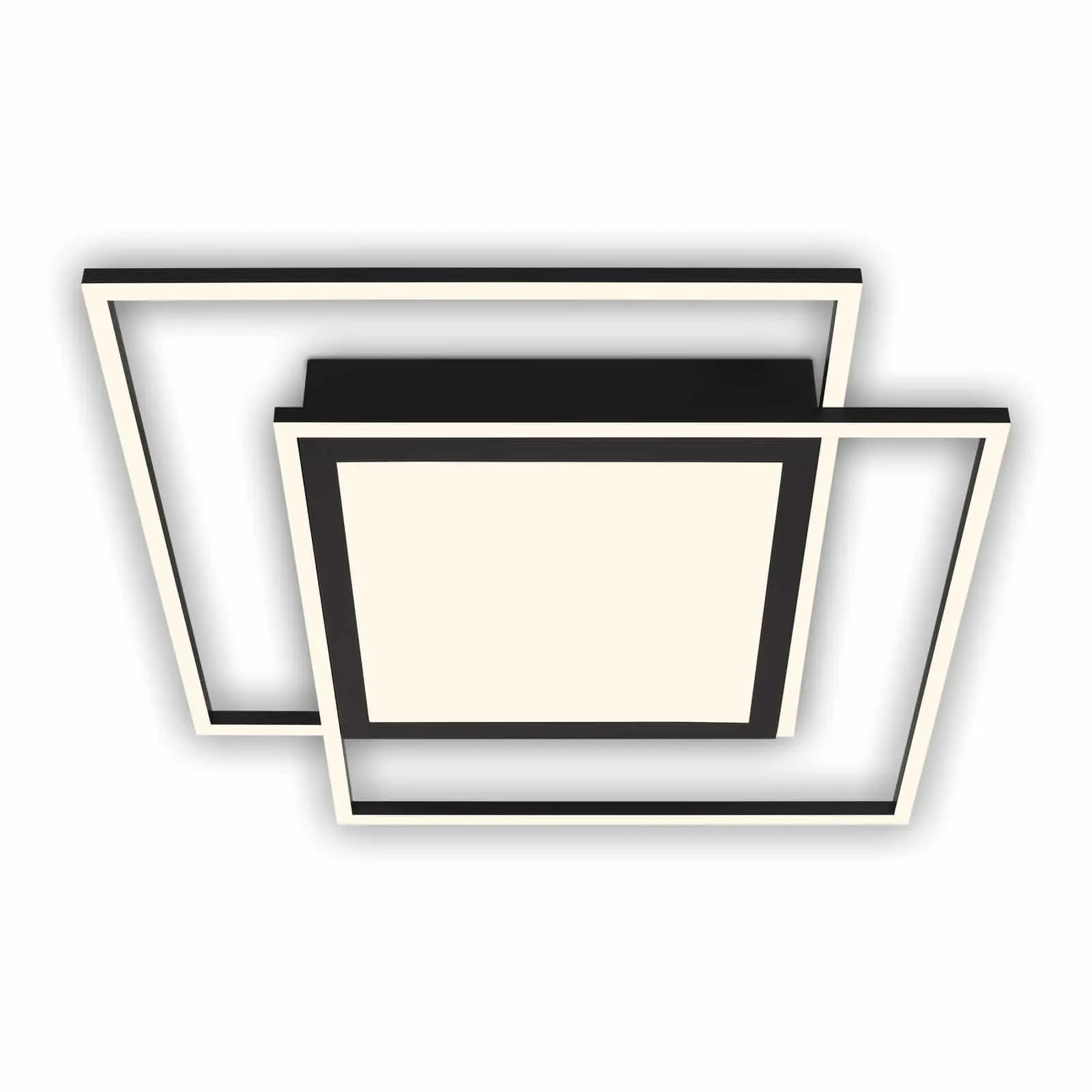 BRILO 3740-015 LED stropní svítidlo, 51,5 cm, 50 W, 5000 lm, černá mat - BRILO
