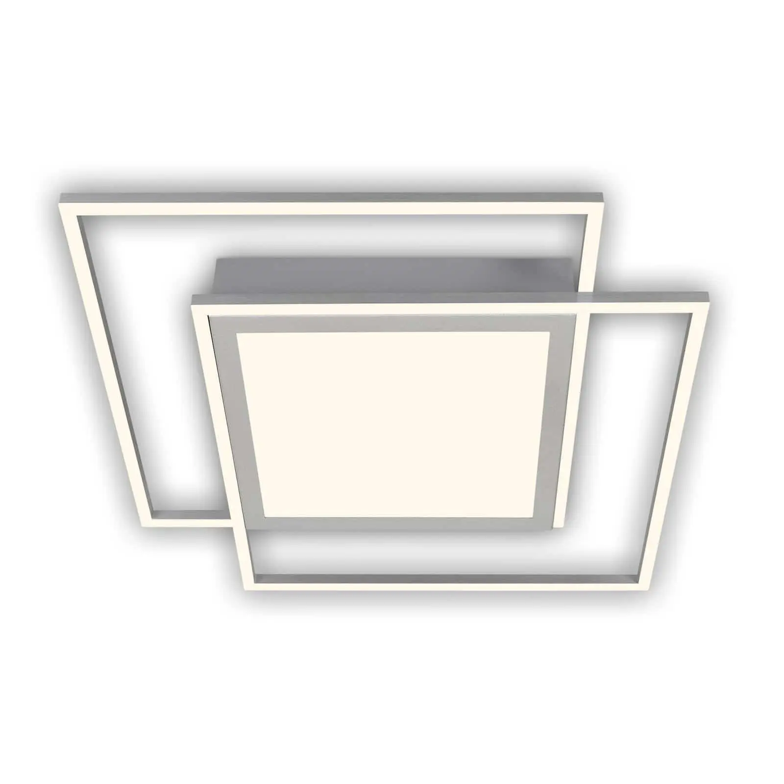 BRILO 3740-019 LED stropní svítidlo, 51,5 cm, 50 W, 5000 lm, hliník-matný chrom - BRILO